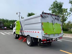 Camión barredor de calles 4x2 personalizado Euro 6, vehículo de limpieza de carreteras de alta presión para limpieza de calles urbanas, comunidades y parques. - Product Image 3