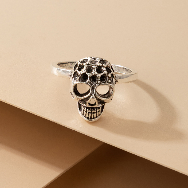 Personality Halloween Skull Ring - Punk Hiphop Metal Grunge
