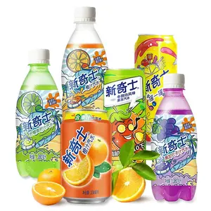 Wholesale Exotic Fruity Drinks Sunkist Bottle 380ml Juice Soda Multi-flavor Beverage Carbonate Drink