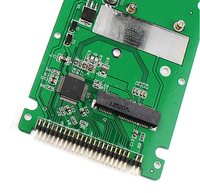 Adaptador ST6008C Mini SATA MSATA SSD a IDE de 44 pines con carcasa como disco duro de 2,5 pulgadas SINTECH