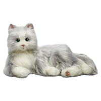 Jouets en peluche d'émulation d'animaux personnalisés de haute qualité jouets de simulation de dinosaures tigres chien chat réalistes