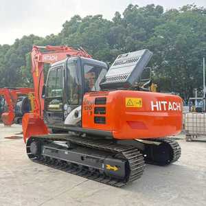 Excavatrice Hitachi d'occasion ZX120-5 ZX120-6 12t, engin de construction de taille moyenne, en stock à vendre - Product Image 1