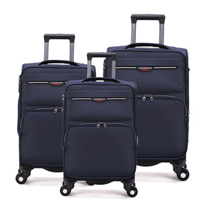 Maleta con Ruedas de Tela Oxford de 20 y 24 Pulgadas, Equipaje de Mano de Nailon con Ruedas Universales, Maleta con Contraseña Geométrica para Viajes Cortos - Product Image 5