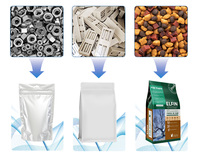 Machine d'emballage automatique de sachets de granulés pour aliments surgelés (frites, poulet) et sachets souples