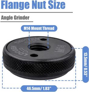 M14 Chủ Đề Máy mài góc kẹp Nut nhanh chóng phát hành Nut thay thế nhanh chóng khóa giữ lại mặt bích Nut áp lực Tấm Fastener - Product Image 6
