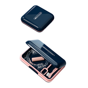 New Fashion 4 Color Promotional Pill Case Silicone Waterproof Aligner and Retainer Case Invisible Dental Braces Box