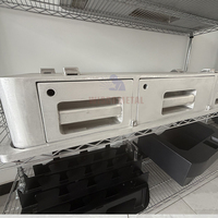 Boîtier en tôle d'aluminium à haute conductivité thermique pour amplificateur de puissance, montage en rack, équipement audio, logo personnalisé