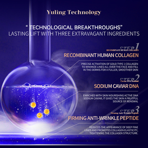 Tonique hydratant anti-rides raffermissant à l'acide hyaluronique OME Customized Glacier Essence, style coréen de luxe pour le soin du visage. - Product Image 2