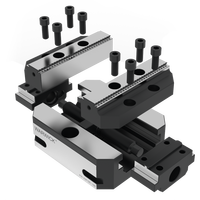 Etau auto-centrant compact KSF75-130 + YZF-75 pour centre de machine CNC rotatif 3 axes, 4 axes, 5 axes