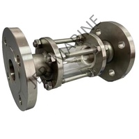 Vanne à boisseau sphérique manuelle de sécurité à 3 voies avec jauge tubulaire pour eau de qualité alimentaire, raccord à pince A3304 304L 316 316L Fibre de verre