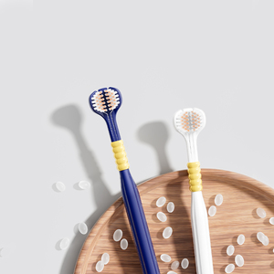 Oralgos <span class=keywords><strong>Brosse</strong></span> à dents à trois faces Poils souples Adulte Home Pack 360 ° Clean <span class=keywords><strong>Oral</strong></span> Hygiene Tête de <span class=keywords><strong>brosse</strong></span> incurvée <span class=keywords><strong>3D</strong></span> DB206A - Product Image 2