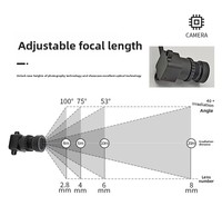 迷你尺寸工业级 2K 4MP 2MP 60fps 高速 USB 摄像头高清网络摄像头 OTG UVC 带 M12 镜头 TYPE-C 适用于笔记本电脑/手机（带固定孔）