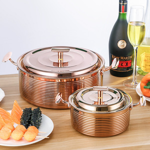 Vendita calda casa ristorante <span class=keywords><strong>3</strong></span> strati in acciaio di alta qualità pentole di pentola calda pentola per cucinare in casseruola - Product Image 6