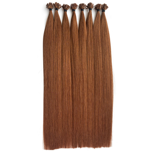 Extensions de cheveux humains vierges à 100 %, à pointe plate invisible, prix d'usine, avec cuticules alignées, double trame, pointes plates # 30 couleurs - Product Image 1