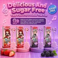 Anti-kneus verzegelde geschenkverpakking Suikerarm diamantvormige beenconductie lolly gemengde bessen harde snoepjes eenvoudige bediening voor de feestdagen