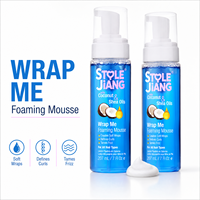 Mousse Coiffante Définition des Boucles aux Huiles de Coco et de Karité, Mousse Coiffante Légère et Moussante pour Cheveux Naturellement Bouclés, Frisés ou Relaxés