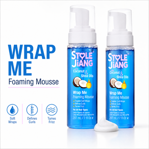 Curl Defining <strong>Hair</strong> <strong>Mousse</strong> with Coconut Shea Oils Lightweight Foaming Styling Foam <strong>for</strong> Natural Curly Coily Relaxed <strong>Hair</strong> - Product Image 1