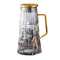 Ensemble de verrerie multi-couleurs en verre haute température, bouilloire anti-explosion 1,8 L avec tasses
