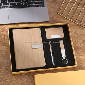 ชุดของขวัญของขวัญสำหรับผู้ถือสมุดโน๊ต A5 4in1Business สินค้าของขวัญแพทย์สำหรับผู้บริหารวีไอพีสั่งทำโลโก้ได้ตามต้องการ - Product Image 4