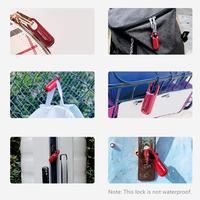 Cadenas intelligent antivol en alliage de zinc avec application Tuya et lecteur d'empreintes digitales pour sacs de voyage, bagages et valises