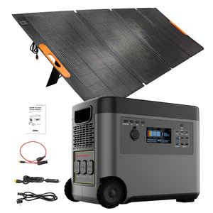 Centrale Électrique Portable Tout-en-un avec Recharge Solaire Sans Fil pour Camping en Extérieur, Générateur de Secours 2500W 3000W 5000W – Stock Allemagne - Product Image 1