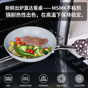 Ceramic Non Stick Frying Pan Set Round Hand Wash Only For Baby Food Preparation - Product Image 4