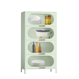 金属<span class=keywords><strong>Barkers</strong></span>架立式厨房储物架，带3/<span class=keywords><strong>4</strong></span>抽屉餐厅餐具柜自助餐柜 - Product Image 4