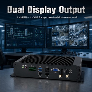 PC embarqué sans ventilateur <span class=keywords><strong>Intel</strong></span> Core <span class=keywords><strong>I5</strong></span>-<span class=keywords><strong>7300U</strong></span> 6 RS232 HDMI VGA pour le transport ferroviaire - Product Image 5