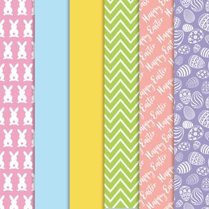 <strong>Easter</strong> Pattern Tissue <strong>Paper</strong> Double-Sided Cardstock <strong>Wrapping</strong> <strong>Paper</strong> 12 Design Styles Flat <strong>Wrapping</strong> <strong>Paper</strong> for Birthday Diy Craft - Product Image 2