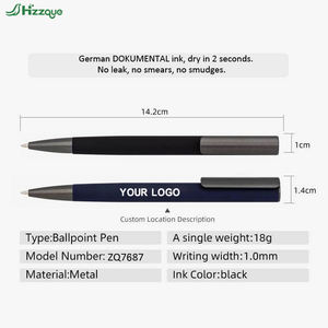 Regalos de Papelería Empresarial, Bolígrafo de Metal con Punta de 1.0 mm y Logotipo Personalizado <span class=keywords><strong>para</strong></span> Oficina - Product Image 2