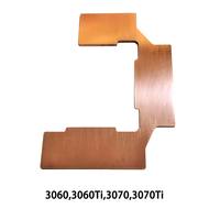 Dissipateur thermique en cuivre pour carte graphique GPU VRAM, mémoire RTX 3060 3070 3080 3090 / 5600 5700, refroidisseur de GPU, remplacement de la patte thermique 15-40 degrés