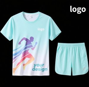 Personalizar Logo Gimnasio Correr Deportes Camiseta de manga corta de fitness Camiseta ligera de secado rápido - Product Image 6