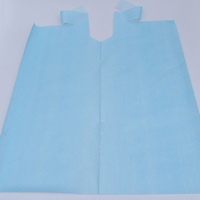 Rouleau de bavoirs dentaires jetables à nouer, imperméables, 50cm*80cm, 2 plis papier + 1 pli poly, certifiés CE ISO Classe I, marque JM