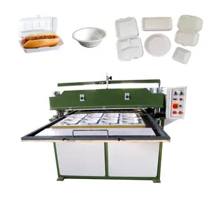 Ps Foam semiautomatic cutting equipment Disposable Take Away Plastic Food Lunch Box Plate Making Machine