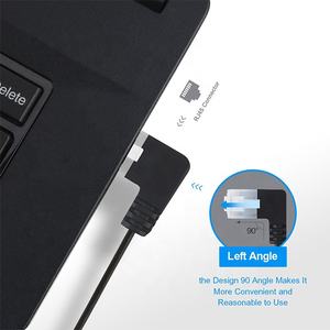 90 डिग्री के कोण बिल्ली 6 केबल सही कोण ईथरनेट केबल बिल्ली 6 स्लिम कोण Cat6 केबल - Product Image 5