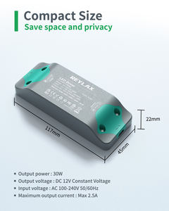 Nouveau look alimentation LED 24V 12V 30W 60W Ce Rohs approuvé pilote LED à tension constante - Product Image 3