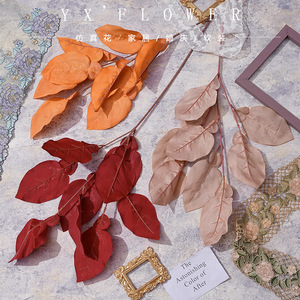 Yixuan Simulated Pomelo Leaves Silk <b>Flower</b> Branch 30cm-100cm Wedding Decor <b>Artificial</b> <b>Flowers</b> - Product Image 5