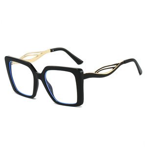 Montura de gafas cuadradas de gran tamaño, montura de gafas ligeras, montura de gafas antiluz azul - Product Image 4