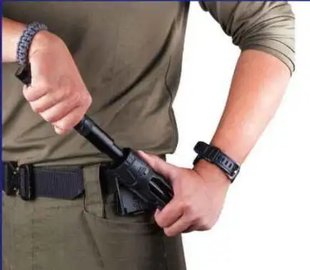 Nex bastão de segurança telescópico, expansível, para polícia, autodefesa, tático, baton n26c (air), equipamento de segurança, 26 polegadas