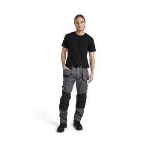 BLAKLADER - 155518609699D112 Pantalones artesanos Gris medio/Negro-EAN 7330509752722 PANTALONES DE TRABAJO DE CARGA - Product Image 3