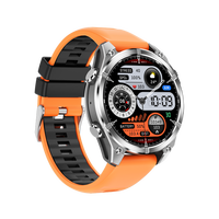 Montre connectée de luxe HD300 avec écran AMOLED, étanche 3ATM, lampe torche pour sports de plein air, suivi santé et sommeil, bracelet en gel de silice