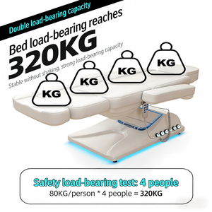 Electric 3/4 Motor Massage Bed with Armrests Modern Luxury Facial Beauty Salon Spa Esthetician Medical Treatment Bed - Product Image 5