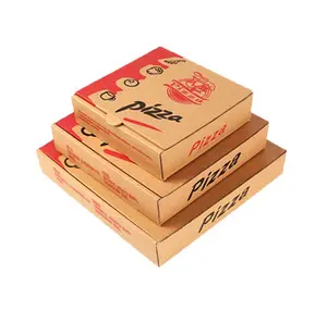 ホット販売78 9 10 12 1618インチピザボックスカスタムクリエイティブ持ち帰り環境にやさしい段ボールピザ梱包箱