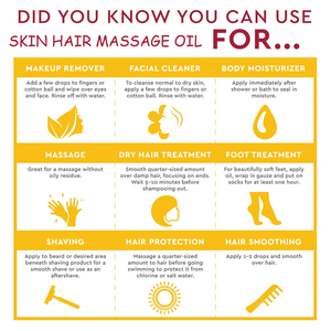 מותאם אישית אישית תווית עור שמן מנשא שמנים אורגני אבוקדו טהור שקדים חוחובה שמן קוקוס לשיער פנים - Product Image 5