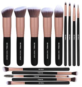 2020 <span class=keywords><strong>Amazon</strong></span> Best Sell BS-MALL Rose Gold Synthetic Makeup Brushes 14pcs maquillage pinceaux - Product Image 1