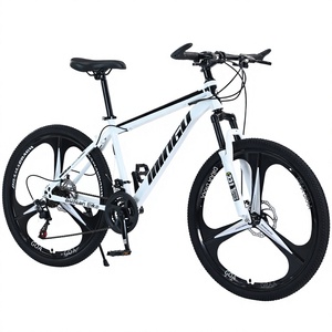 Vélo de montagne MINGU 26 pouces avec freins à disque doubles, suspension avant, 21 vitesses, <span class=keywords><strong>cadre</strong></span> en acier haute teneur en carbone pour hommes <span class=keywords><strong>et</strong></span> femmes - Product Image 1