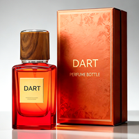 Ensemble cadeau de flacons de parfum en verre personnalisés de 50 ml, emballage personnalisé, vaporisateur vide pour cadeau d'entreprise