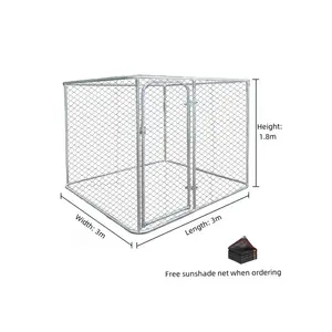 Points de soudure épaissis et fermes cage à poulet cage à lapin solide