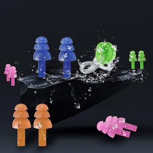 Bouchons d'oreille de natation Clip de nez de natation pour adultes enfants protégez votre nez et vos <span class=keywords><strong>oreilles</strong></span> dans l'eau - Product Image 6