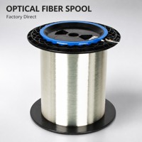 Carrete de Cable de Fibra Óptica, Tambor Anti-Aplastamiento, FTTH CAT 1 G657A2, Longitud Personalizada, Directo de Fábrica OEM